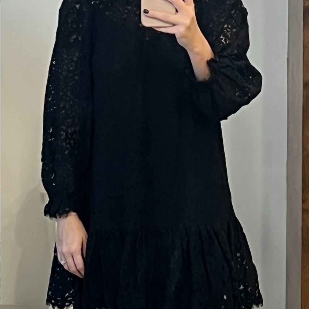 JCrew Ruffleneck Dress - Picture 5 of 6